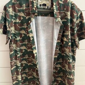 Warrior Men's Camouflage Casual Shirt